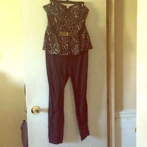 Strapless jumpsuit ❤️